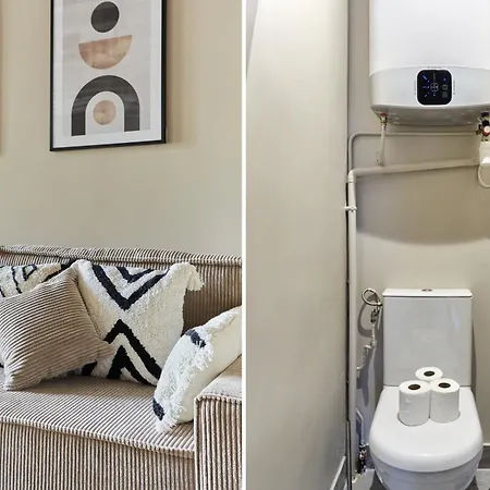 Bright Air-conditioned In The Marais Apartamento