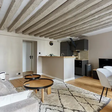 Appartement Bright Air-conditioned In The Marais